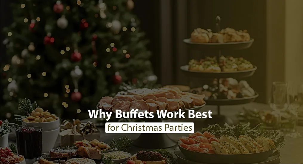 Buffet in Christmas Dinner Party