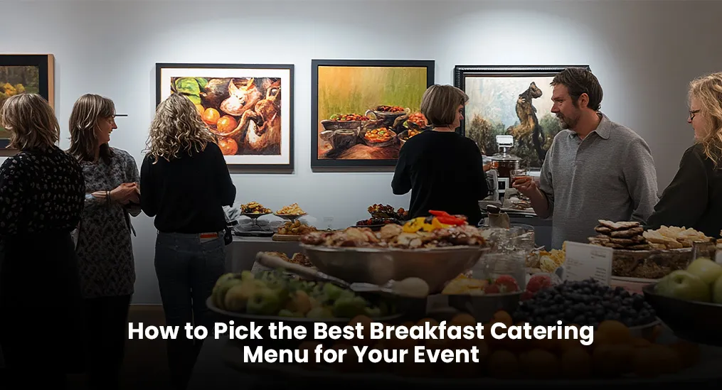 breakfast menu on the table
